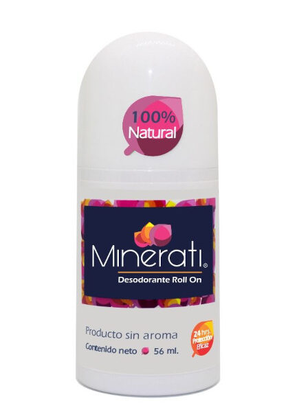 Desodorante Minerati Roll On Sin Aroma